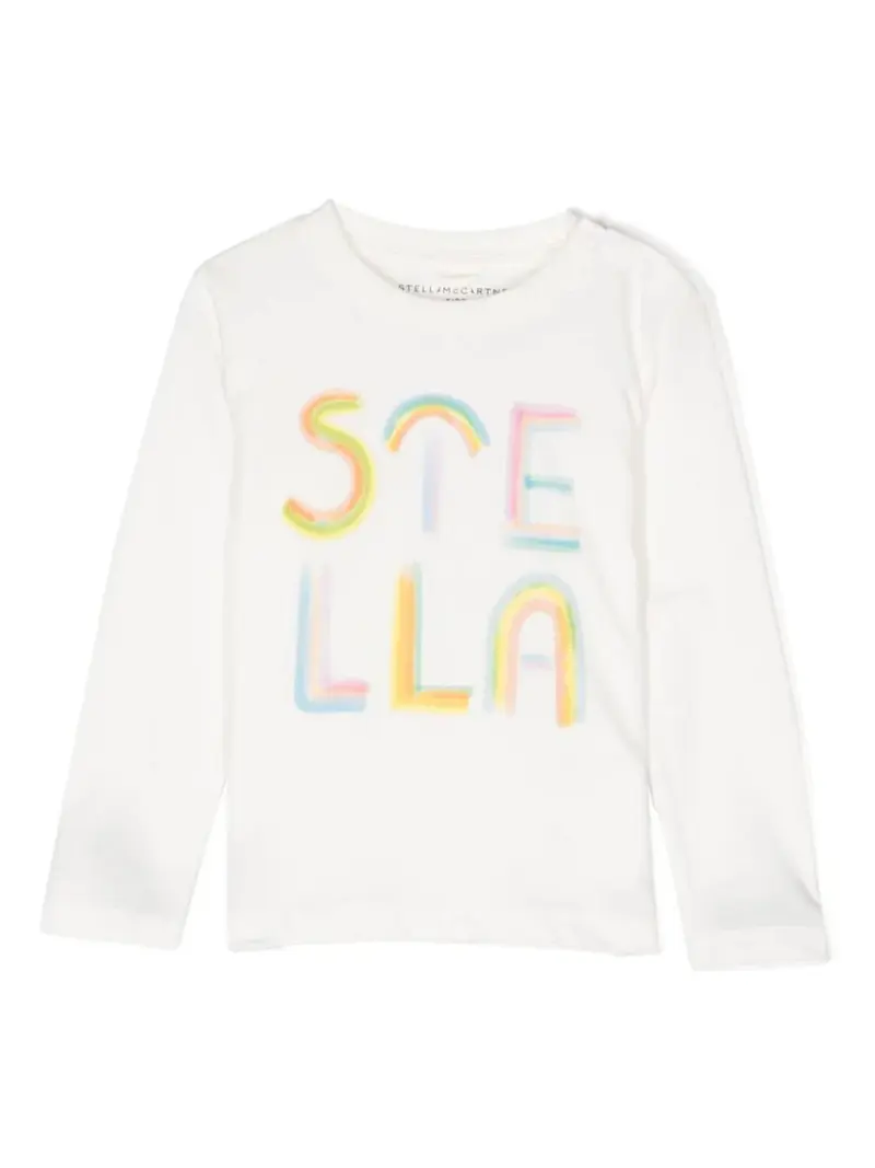 T-SHIRT A MANICA LUNGA BIANCA STELLA MCCARTNEY
