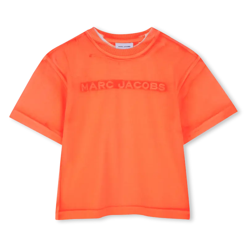 T-SHIRT ARANCIONE FLUO MARC JACOBS