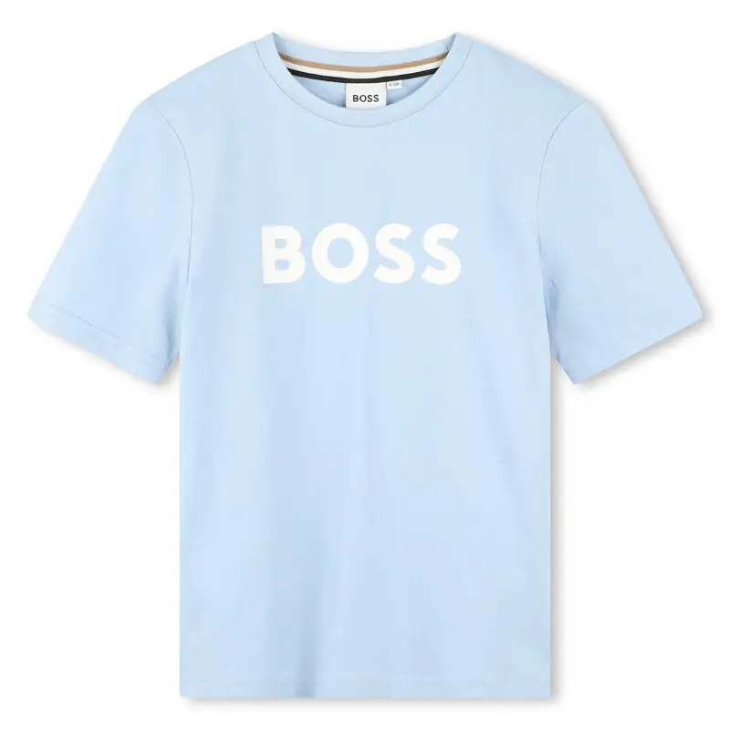 T-SHIRT AZZURRA BOSS
