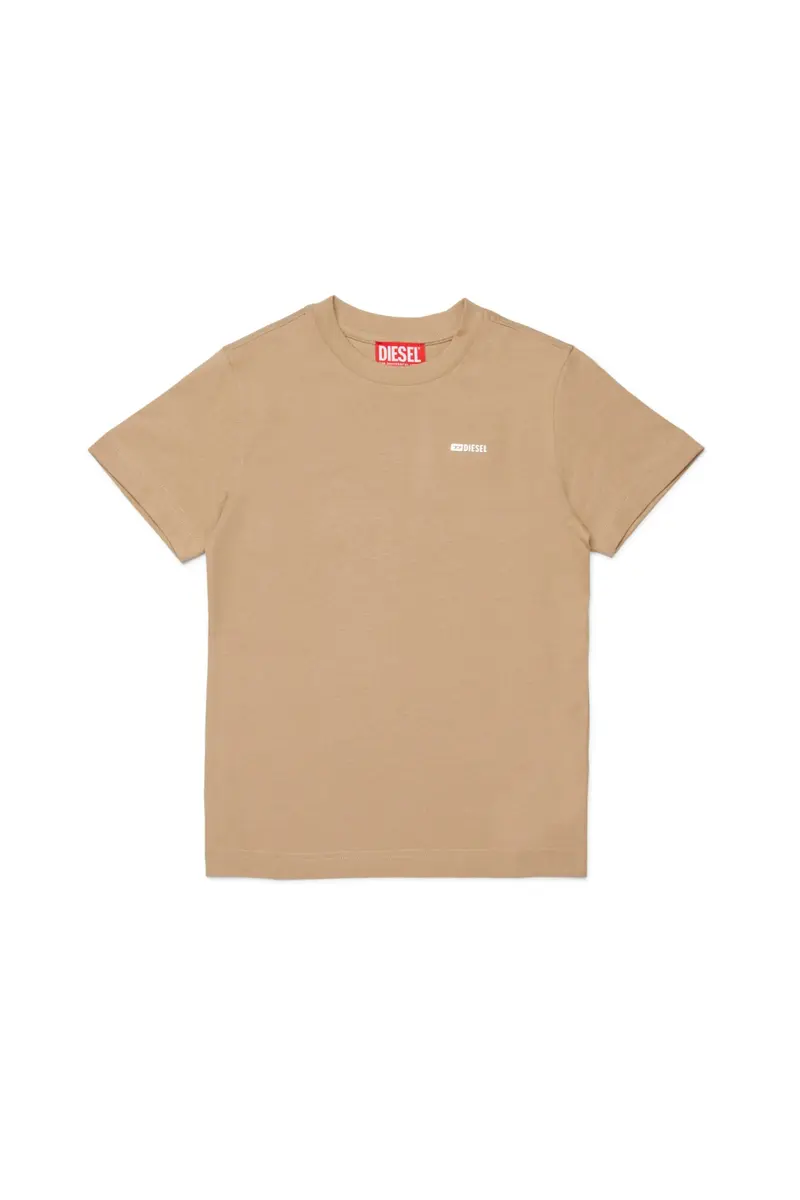 T-SHIRT BEIGE CON LOGO DIESEL