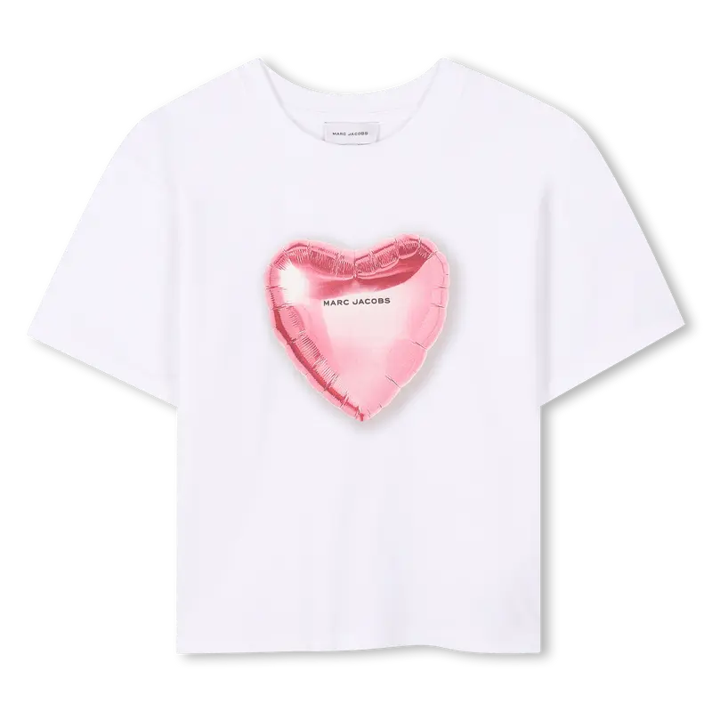 T-SHIRT BIANCA COL CUORE MARC JACOBS