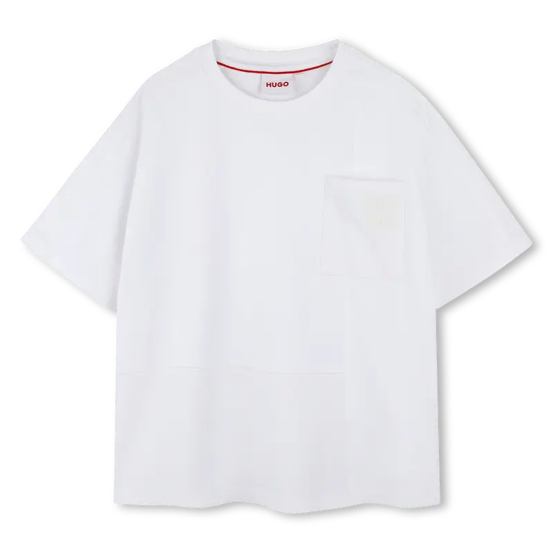 T-SHIRT BIANCA CON LOGO HUGO