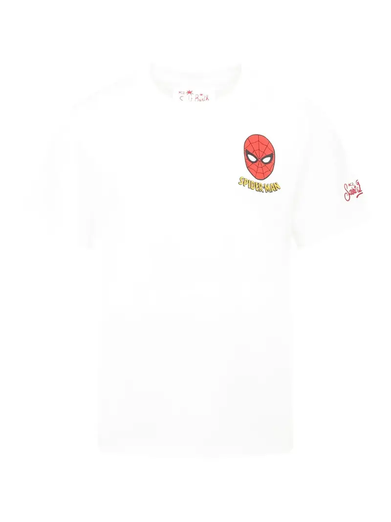 T-SHIRT BIANCA CON SPIDER MAN MC2 SAINT BARTH