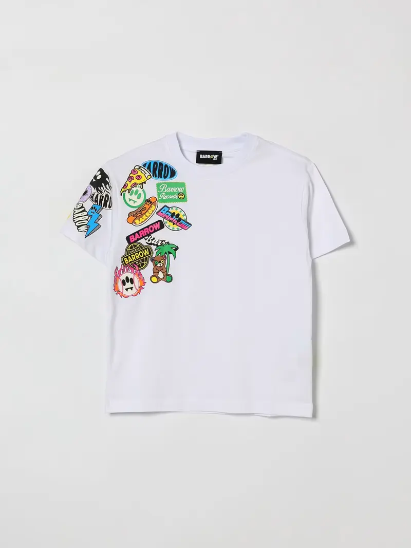 T-SHIRT BIANCA CON STAMPA BARROW