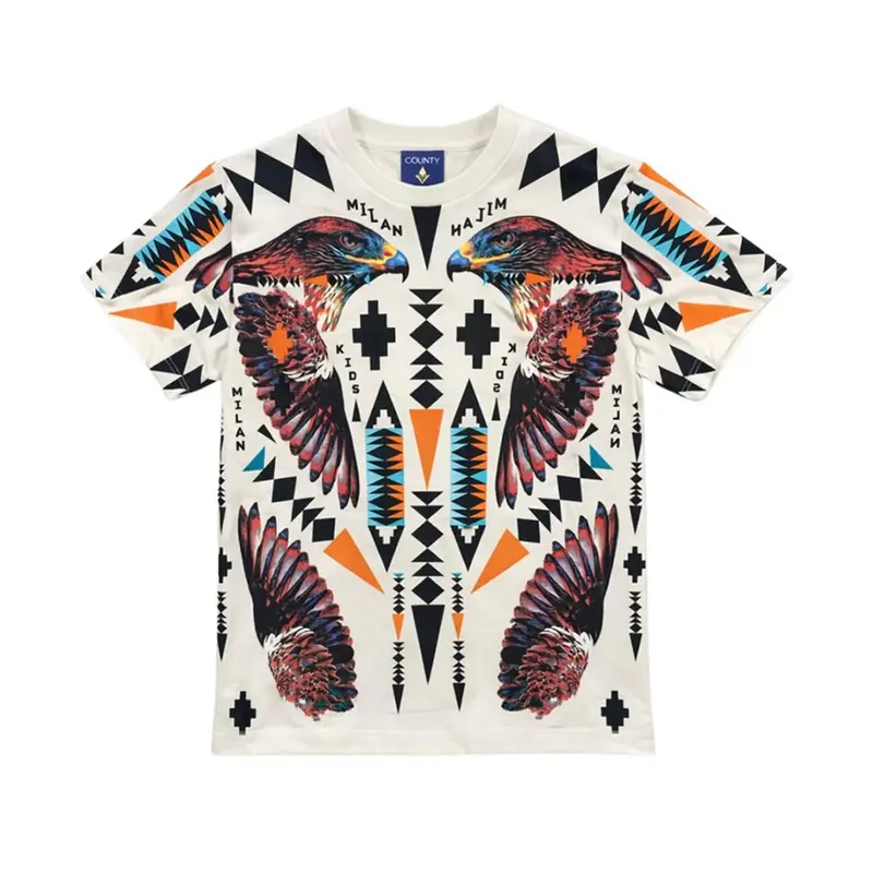 T-SHIRT BIANCA CON STAMPA MARCELO BURLON
