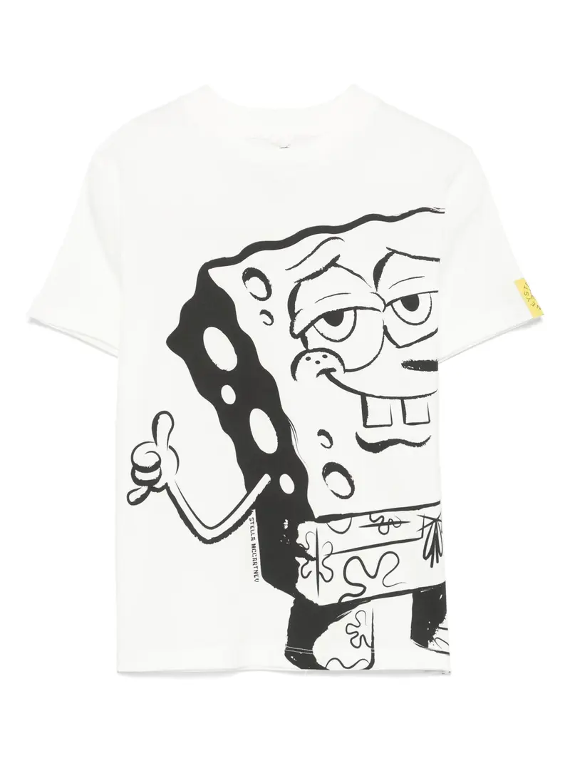 T-SHIRT BIANCA-NERA SPONGEBOB STELLA MCCARTNEY