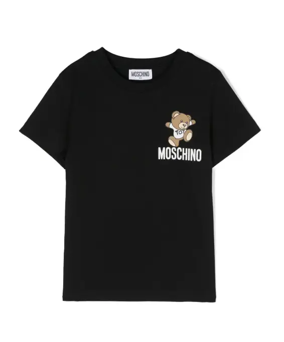 T-shirt bianca toy logo