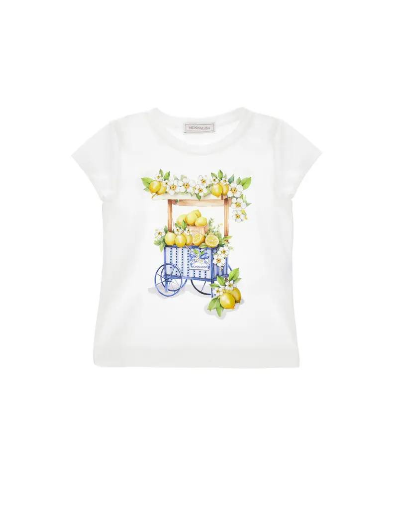 T-SHIRT CARRETTO E LIMONI MONNALISA