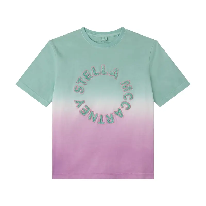 T-shirt con effetto sfumato