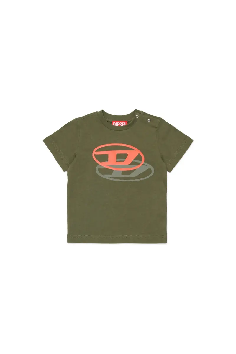 T-SHIRT CON LOGO OVAL D DINAMICO DIESEL