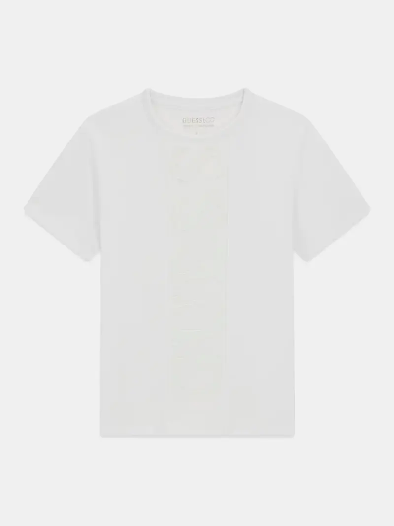 T-shirt con logo ricamato