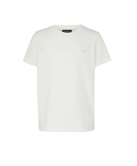 T-shirt con logo ricamato per bambino