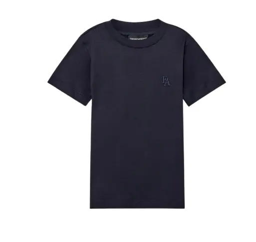 T-shirt con logo ricamato