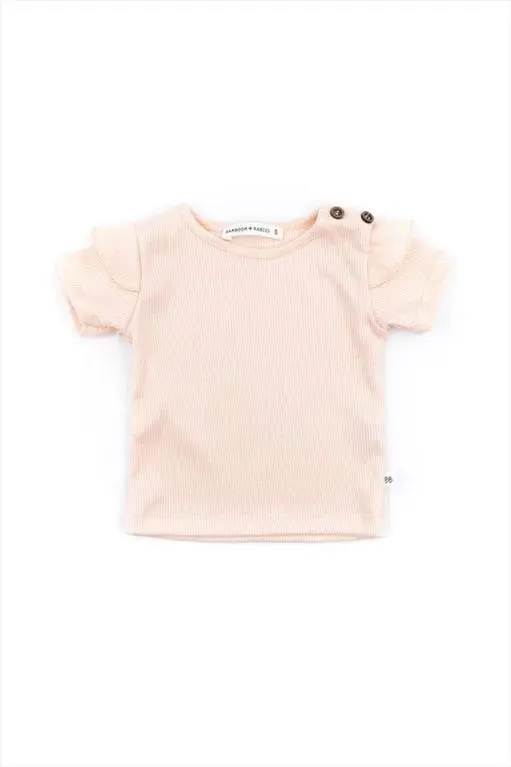 T-SHIRT CON MANICHE A VOLANT BAMBOOM