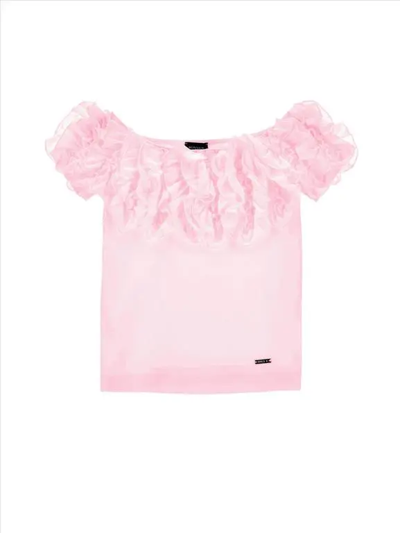 T-SHIRT CON ROUCHES MONNALISA
