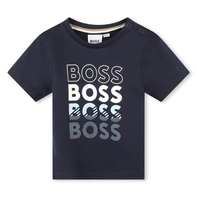 T-SHIRT CON SCRITTE BOSS