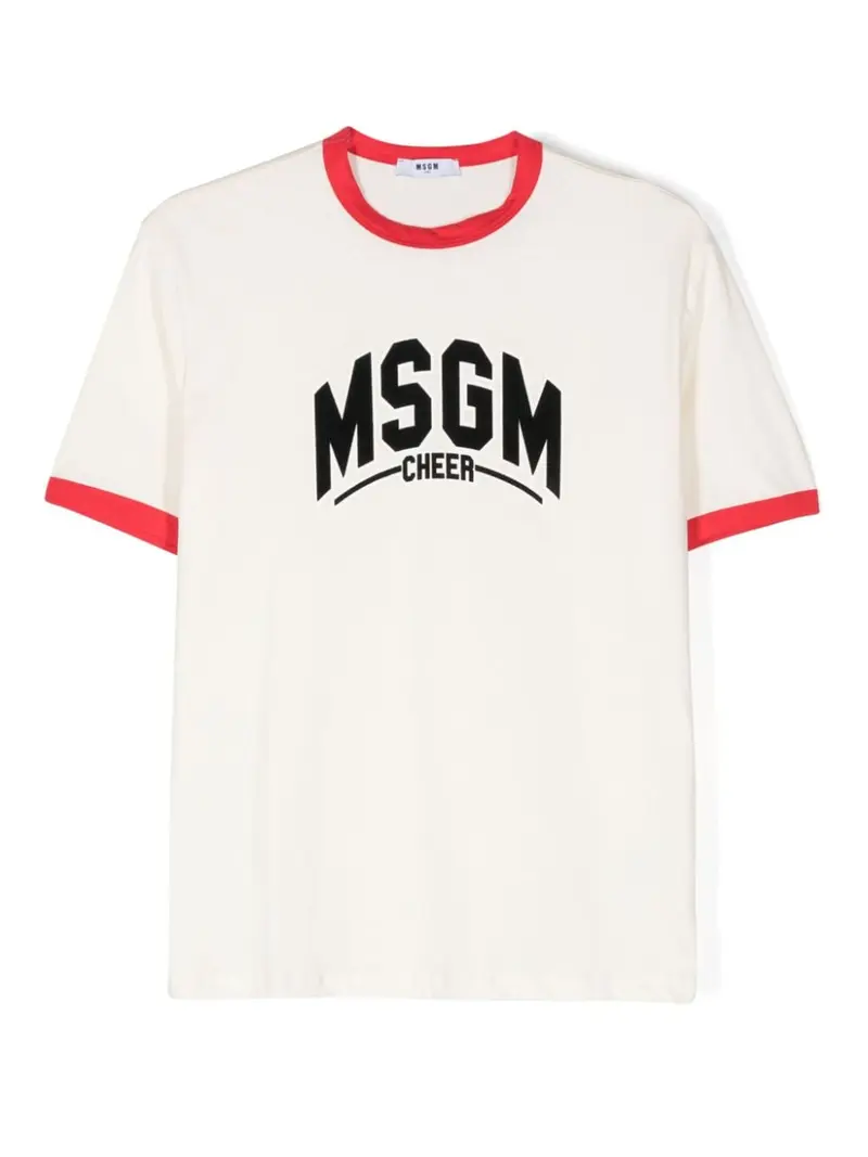 T-SHIRT CON STAMPA MSGM