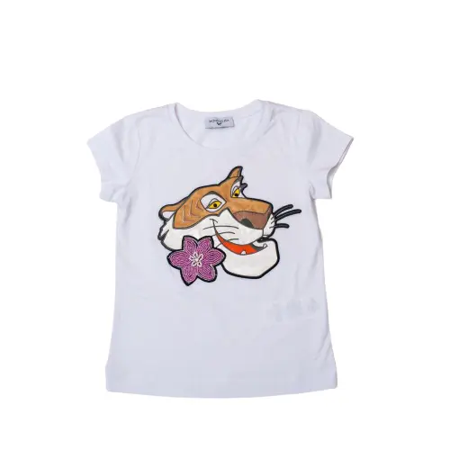 T-shirt cotone maxi patch tigre