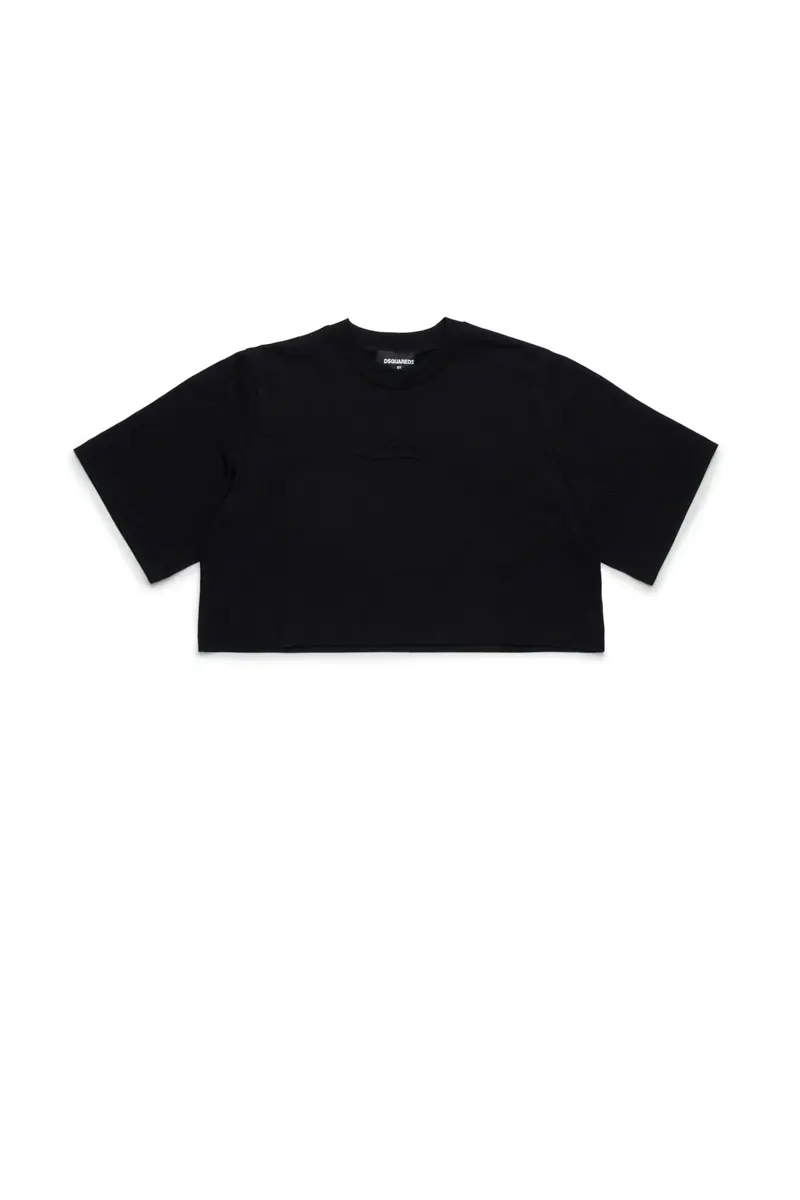 T-SHIRT CROPPED CON LOGO ICON DSQUARED2