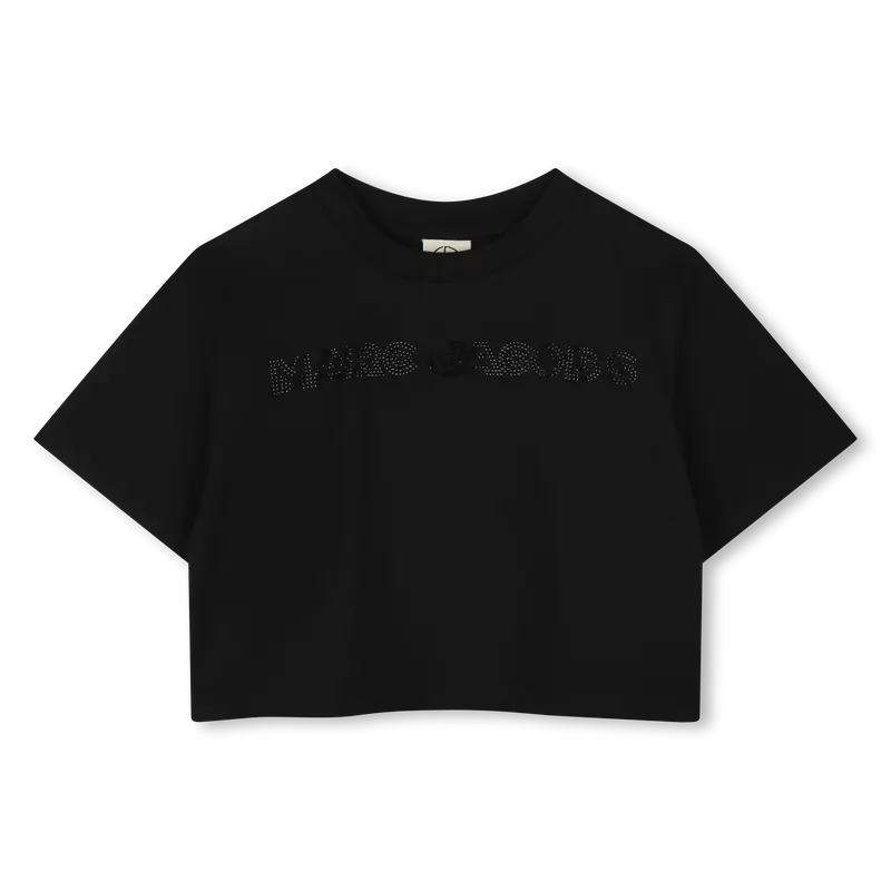 T-SHIRT CROPPED NERA MARC JACOBS