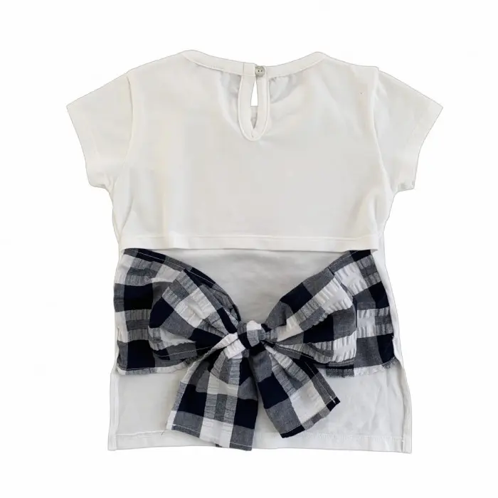 T-SHIRT FIOCCO SCHIENA VICHY