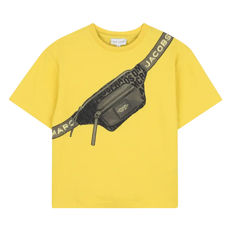 T-SHIRT GIALLA CON LOGO MARC JACOBS