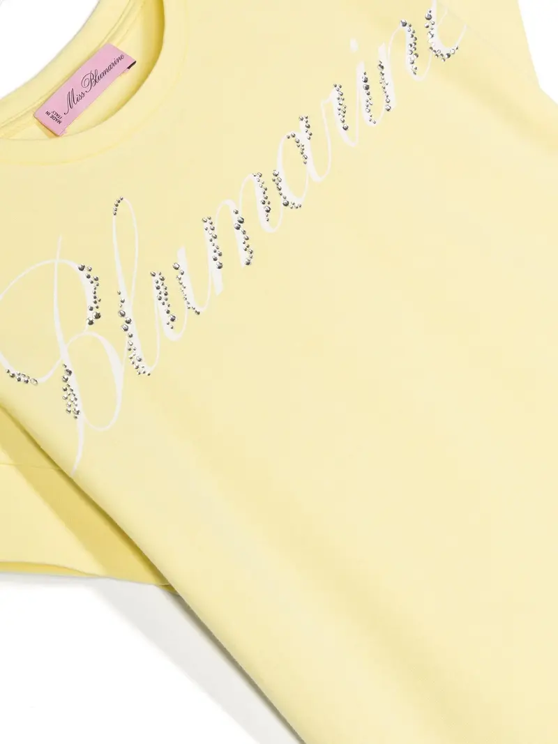 T-SHIRT GIALLA MISS BLUMARINE