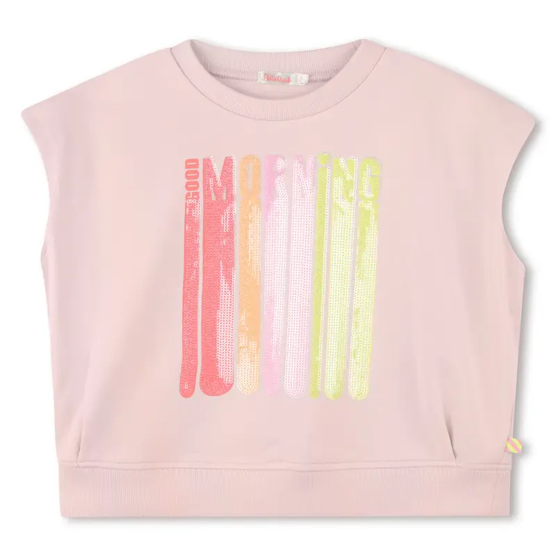 T-SHIRT IN FELPA ROSA BILLIEBLUSH
