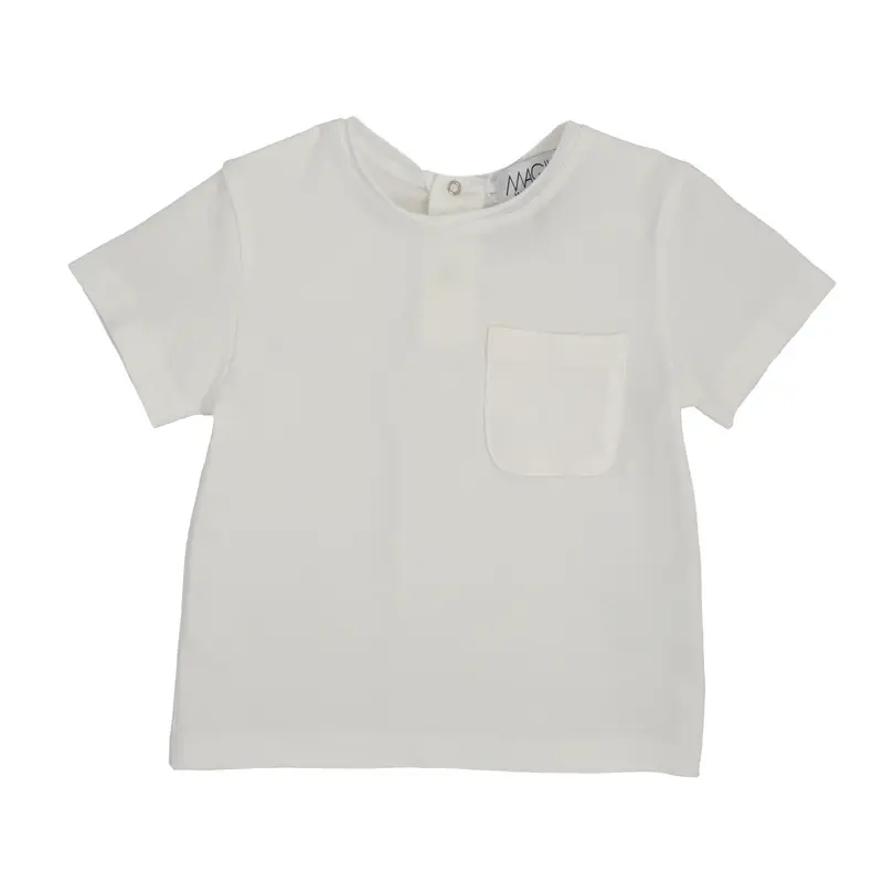 T-SHIRT IN JERSEY CON TASCHINO