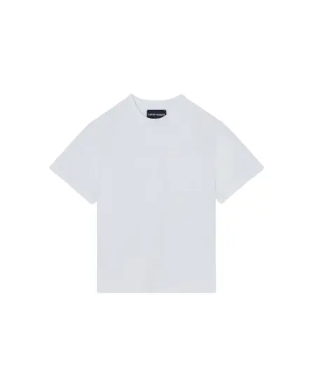 T-shirt in jersey pettinato con tasca
