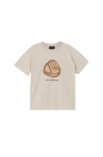T-shirt in jersey stampa baseball