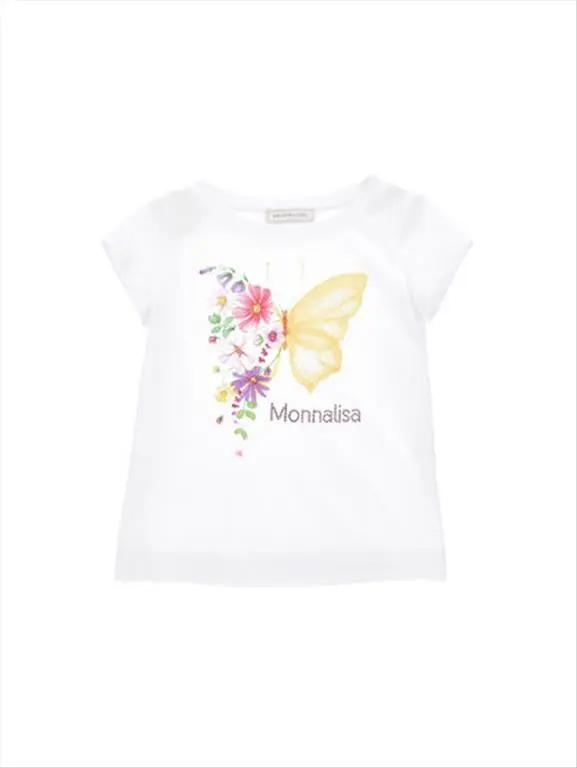 T-shirt jersey maxi farfalla MONNALISA