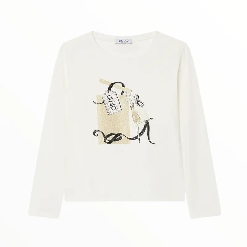 T-Shirt Liu Jo con strass