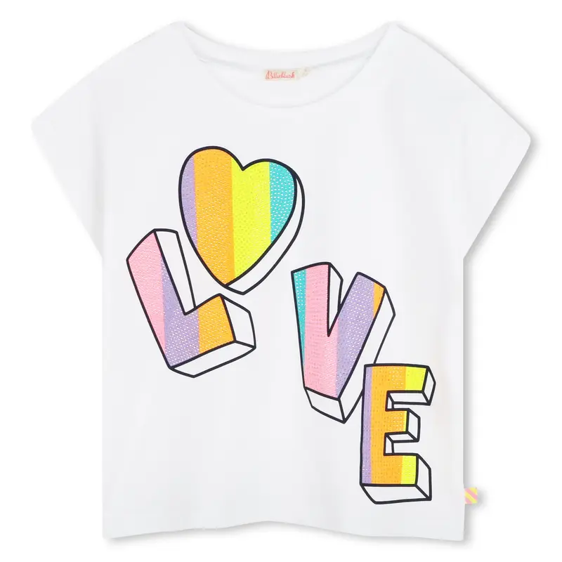 T-SHIRT LOVE BIANCA BILLIEBLUSH