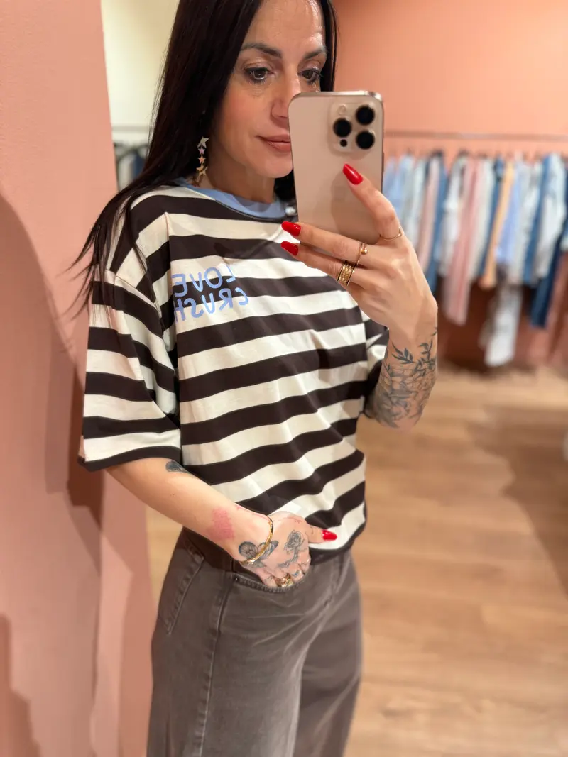 T Shirt Love crush choco