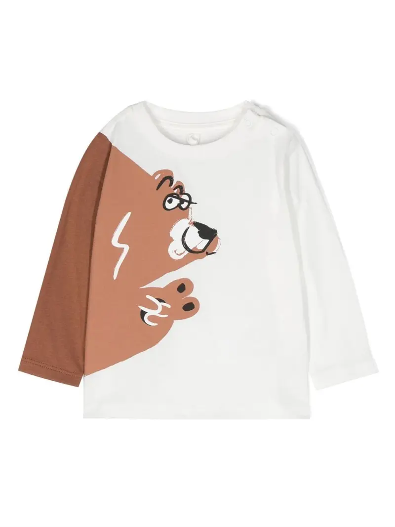 T-SHIRT MANICA LUNGA CON ORSO STELLA MCCARTNEY