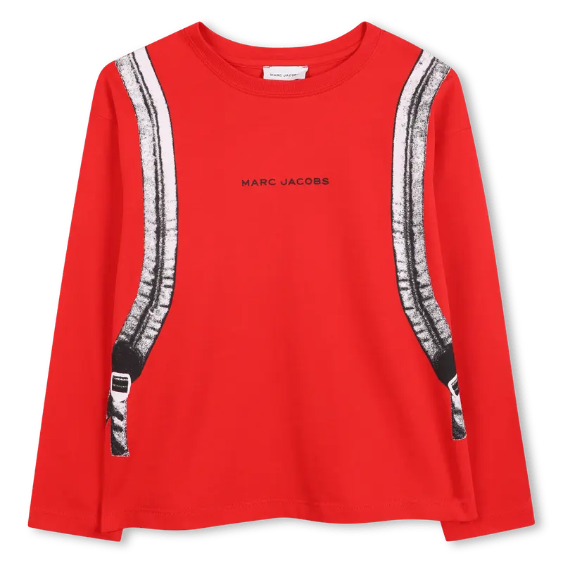 T-SHIRT MANICA LUNGA ROSSA MARC JACOBS