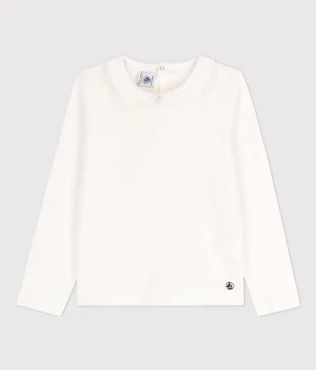 T-shirt maniche lunghe in cotone bambina