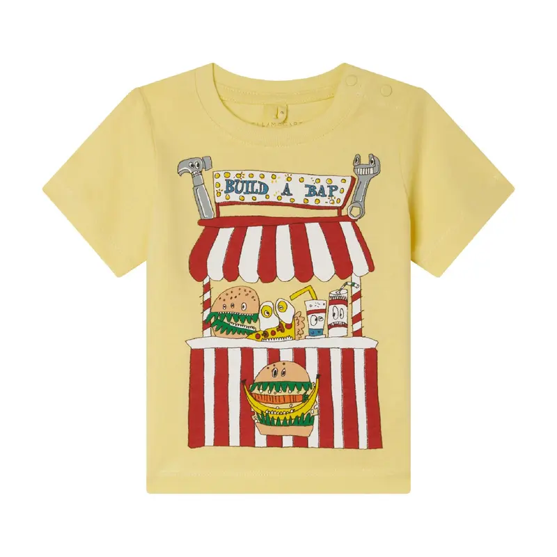 T-shirt neonato con stampa grafica