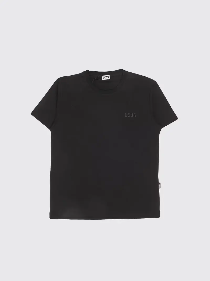 T-SHIRT NERA CON LOGO NERO GCDS