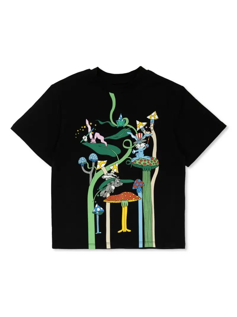T-SHIRT NERA MAGIA STELLA MCCARTNEY