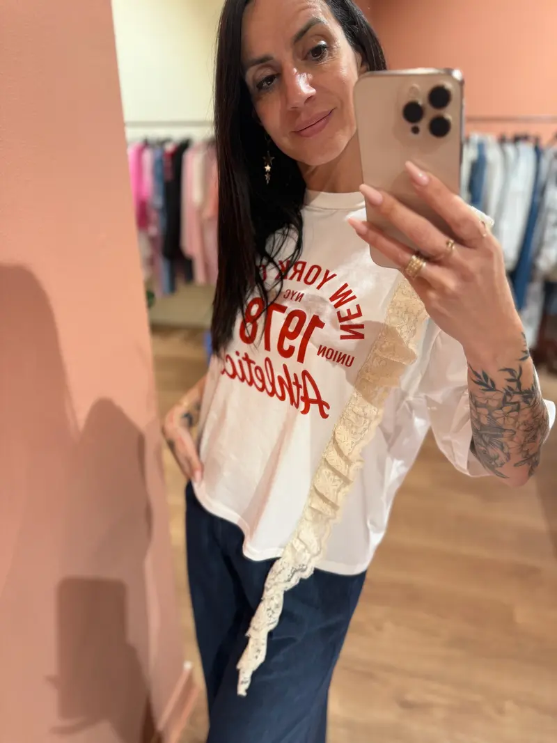 T-shirt “New York City 1978 Athletics” Bianca