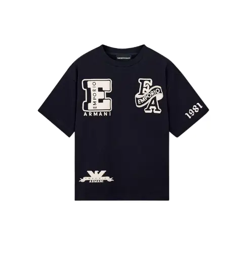 T-shirt over in jersey di cotone