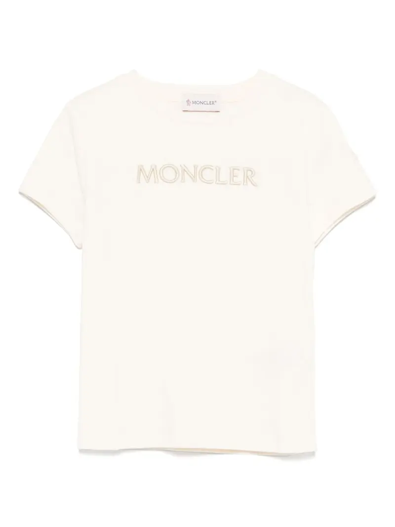 T-shirt per bambina Moncler Enfant con ricamo