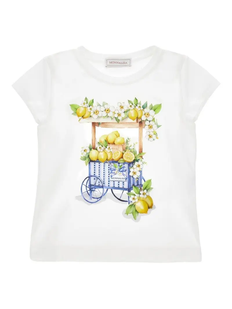T-shirt per bambina Monnalisa con stampa
