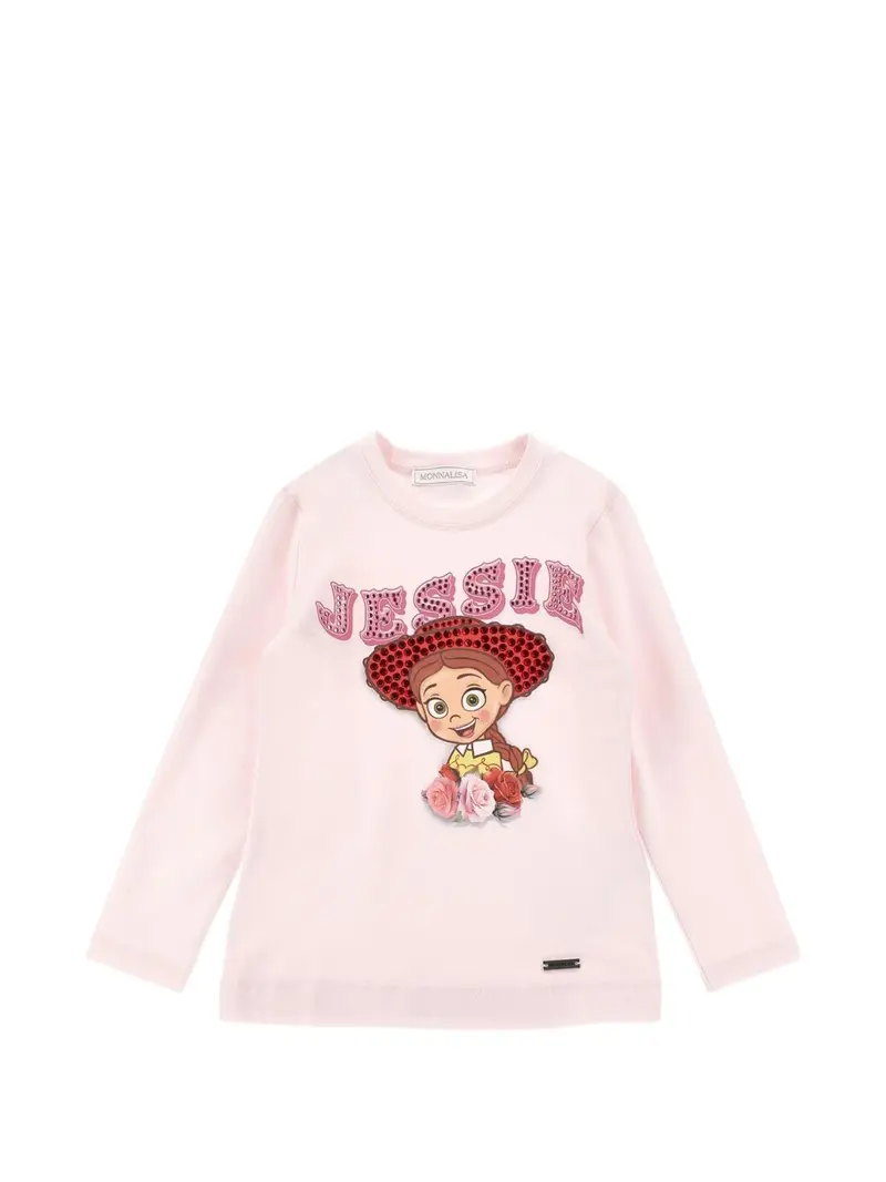 T-shirt per bambina Monnalisa con stampa