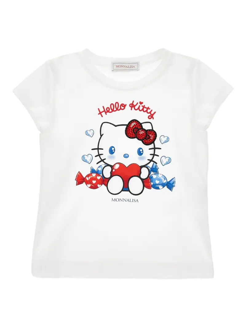 T-shirt per bambina Monnalisa Hello Kitty