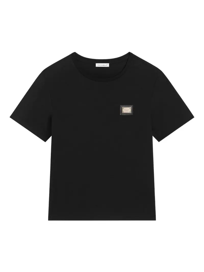 T-shirt per bambino Dolce & Gabbana Kids con placca