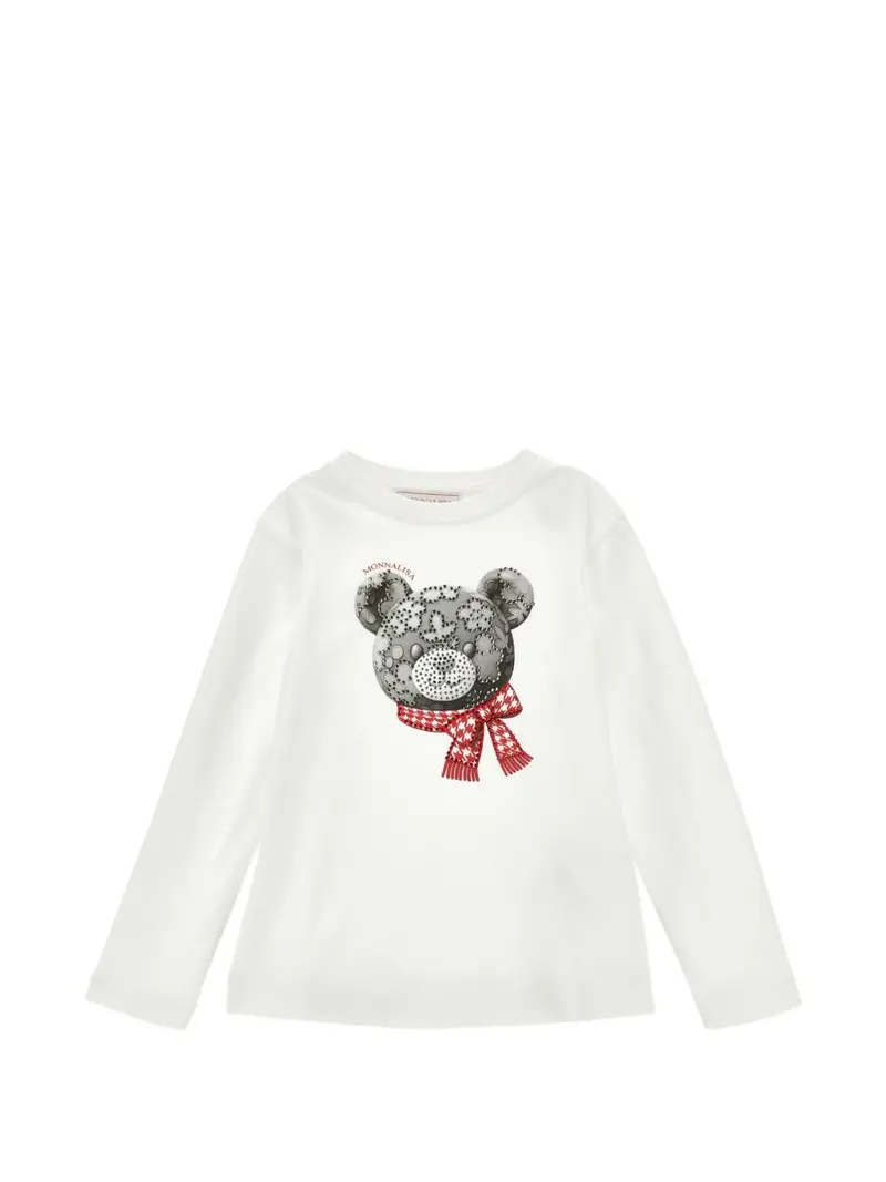 T-shirt per bamina Monnalisa orsetto