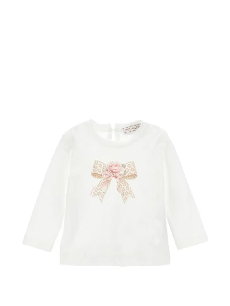 T-shirt per neonata Monnalisa con stampa